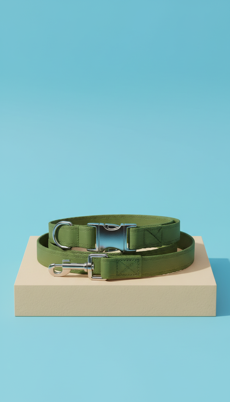 Nylon Collar With Reflective Trim